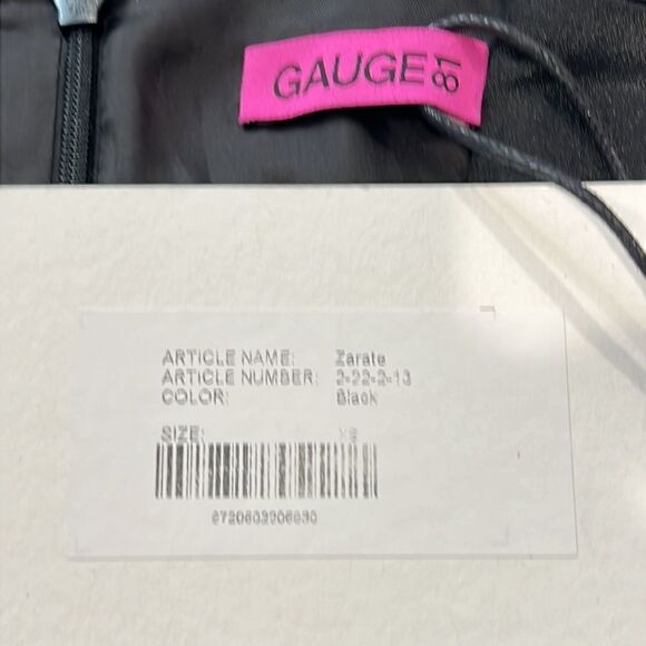 NWT Gauge 81 Zarate Mini Dress Black XS Revolve - Picture 12 of 16